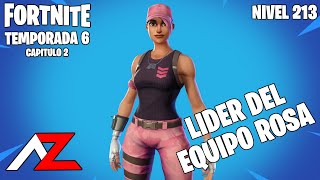 Fortnite Es Lider Del Equipo Rosa Skin Top 18 Temporada 6 Nivel 213 Aromaz