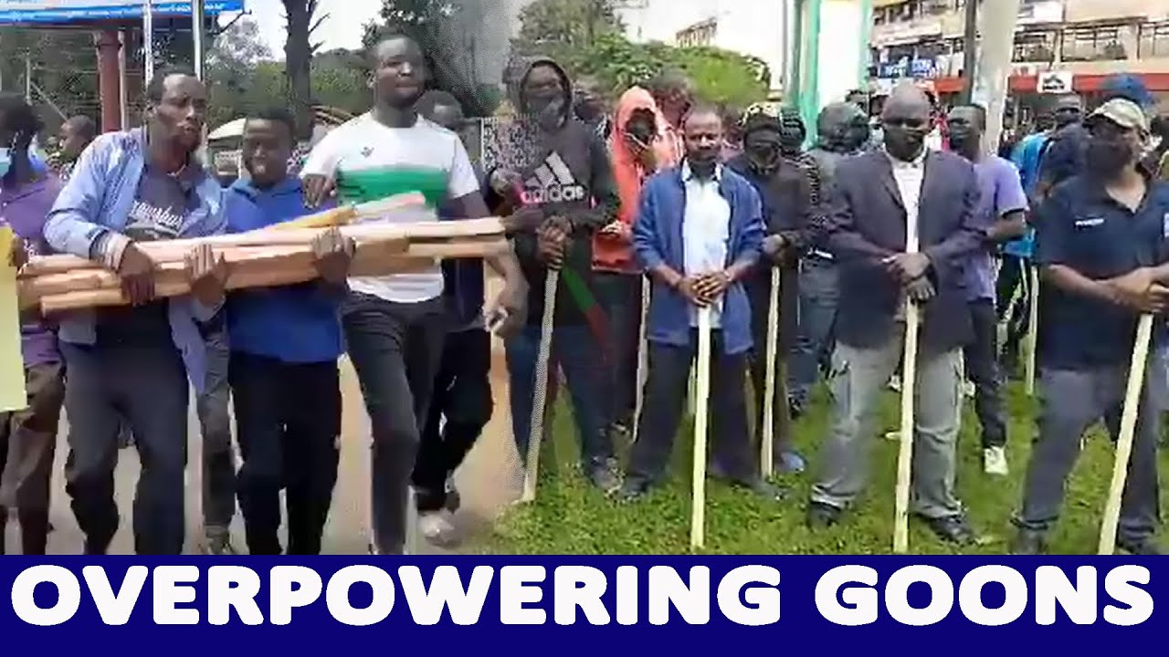 Dramatic video on how Kericho Gen Z's powerfully disarmed hired goons.