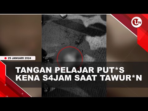 T*WURAN ANTAR PEMUDA DI FLYOVER PASAR REBO JAKTIM | U-NEWS