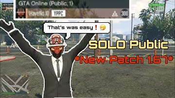 HOW TO GET A SOLO PUBLIC LOBBY *NEWMETHOD* Working Patch 1.67 PS5/Xbox/PS4/PC (GTA 5 Online Glitch)