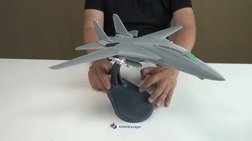 Display stand for F-14 3D printing