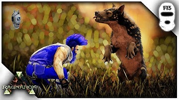 TAMING A HIGH LEVEL HYAENODON! EXPLORING MORE DESERT! Ark: Survival Evolved [Master Zoologist E36]