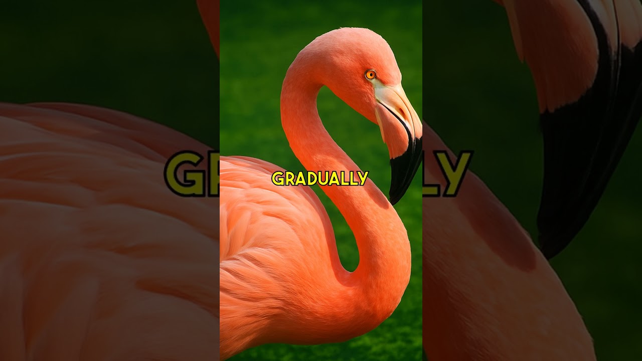 "Flamingos: From Gray to Pink Wonder – Unveiling Nature's Color Secret! 