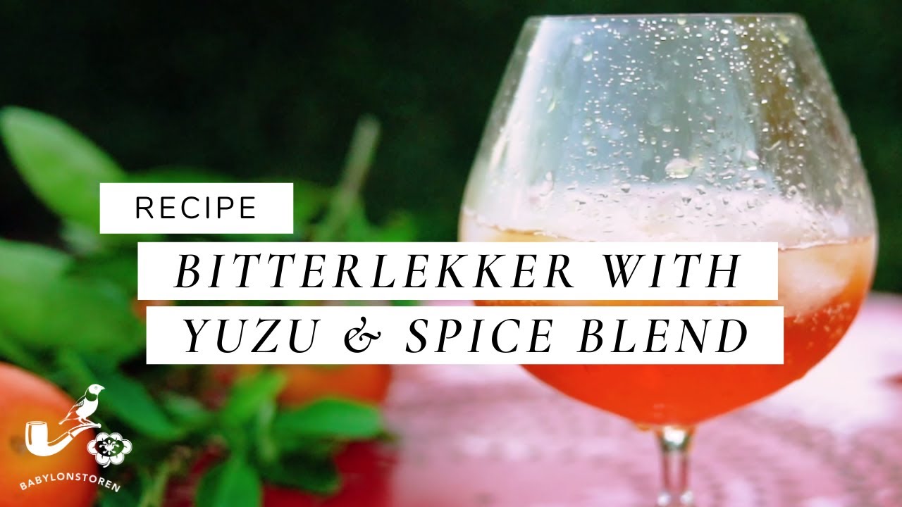 Bitterlekker Cocktail (NonAlcoholic) Recipe With Yuzu And Spice Blend YouTube