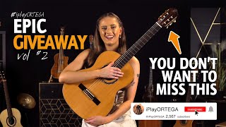 EPIC Giveaway on iPlayORTEGA! | Enter and win a classical guitar