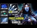 EPIC -145% SLOW CAN'T MOVE Skadi + Shard Drow Ranger Crazy Frost Arrow Attack 7.29d DotA 2