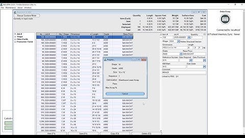 Preliminary material list (ABM) workflow from detailing to PowerFab