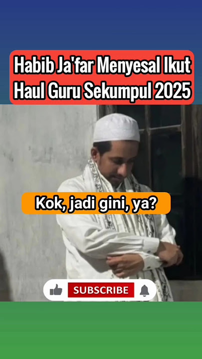 Ini Alasan Habib Ja'far Menyesal Ikut Haul Guru Sekumpul 2025 #shorts #haulgurusekumpul #habibjafar