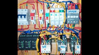 How an AUTOMATIC Contactor PHASE CHANGER /Selector Works and designed.