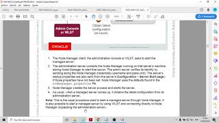 Oracle Weblogic Administration I Session 9 Teoria