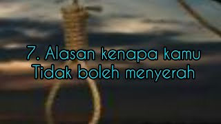 7.alasan kenapa kamu tidak boleh menyerah.