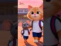 Animals School Song - English Nursery Rhymes for Children's | Galatta Kids - Animal Song | Shorts