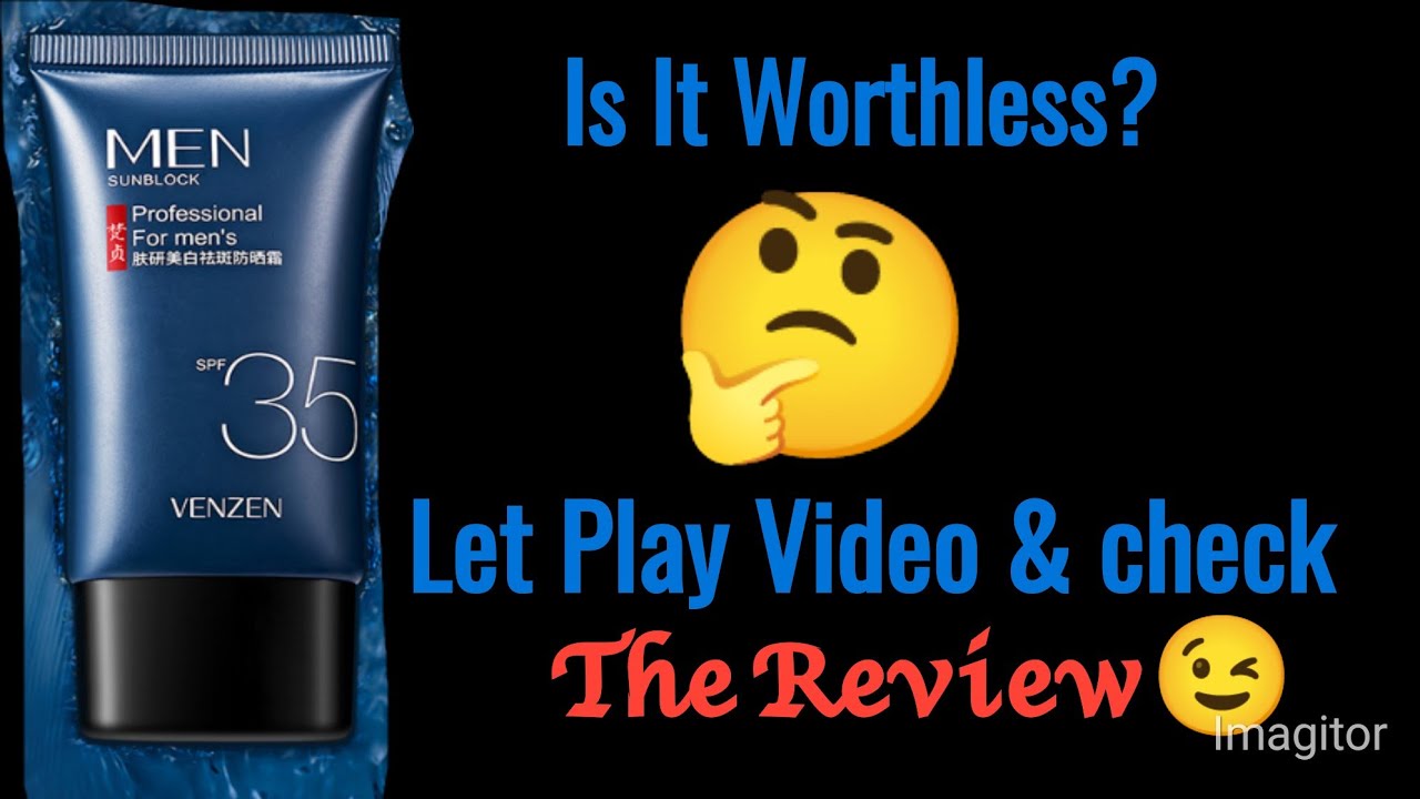 Veze Sunblock for men⭐