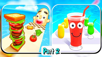 Sandwich Runner Vs Juice Run SpeedRun Gameplay Part 2