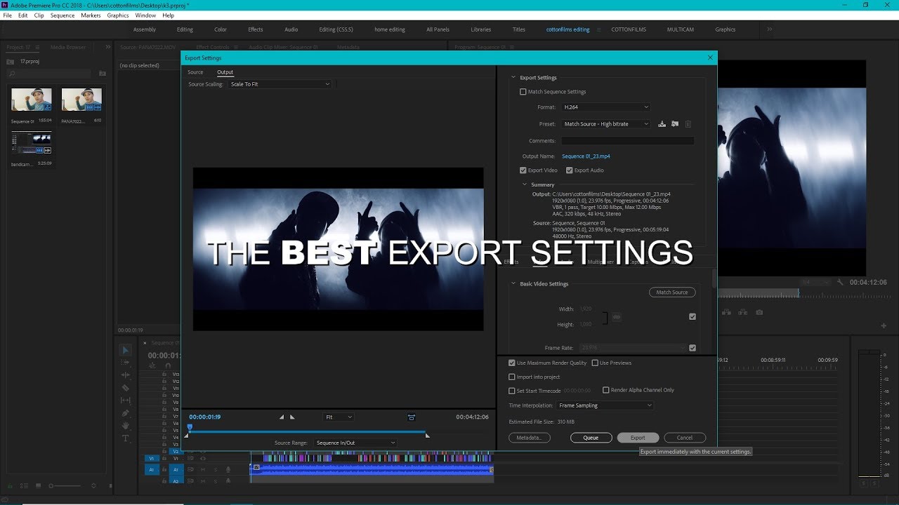 Как экспортировать видео в adobe. Premiere Pro экспорт XML. Exported clips.