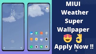 Miui Weather Super Wallpaper | Live Weather Animation Wallpaper For Home Screen and Lock Screen screenshot 2