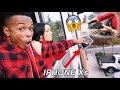 I THREW MY GIRLFRIEND'S IPHONE Xs OFF THE BALCONY!! *PISSED*