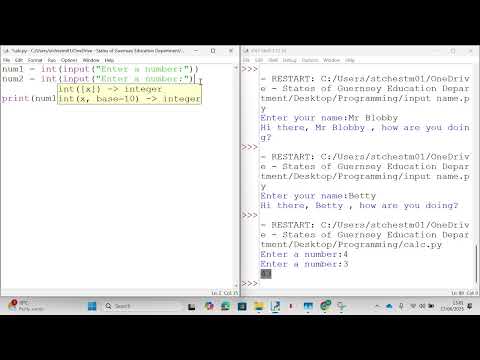 GCSE Level Programming Essentials - Basics - Calculator