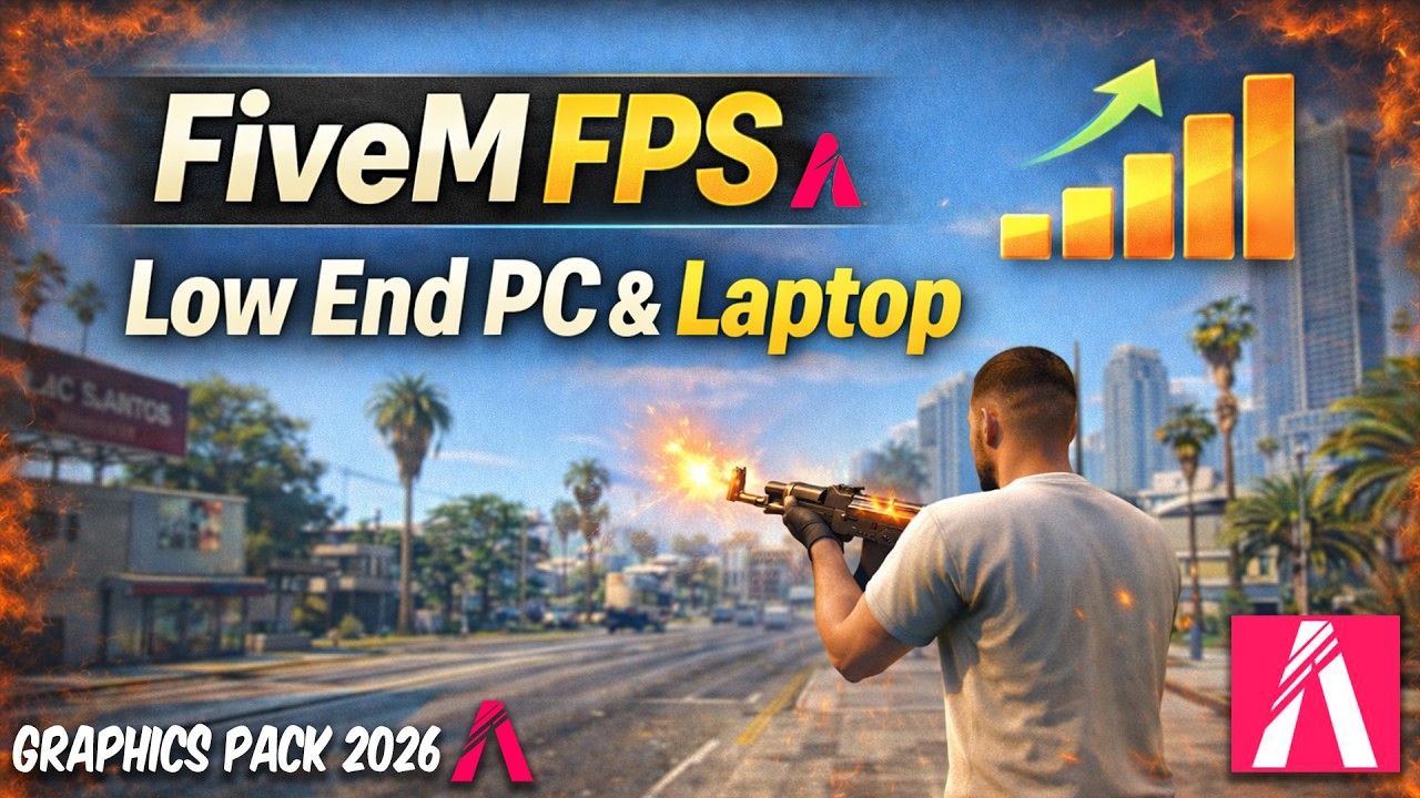 Best FiveM FPS Graphics Pack + Boost FPS on Low End PC & Laptop (2026 ...