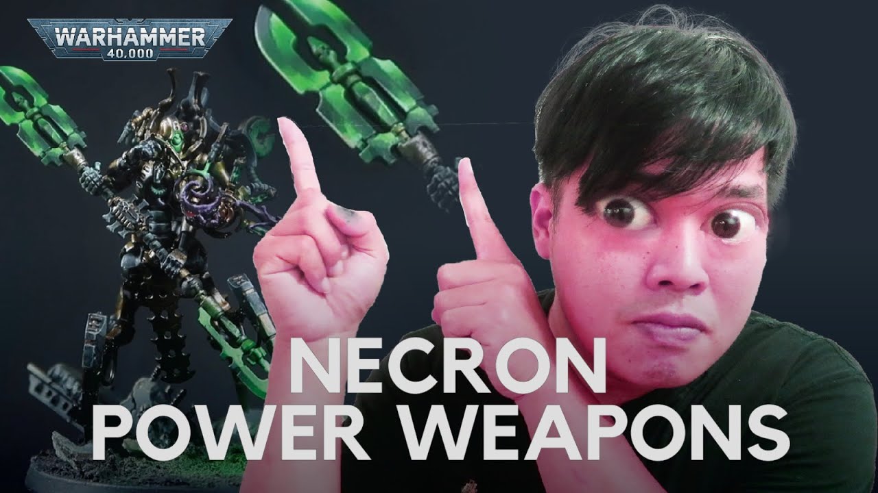 Necron Power Weapons (WH40K: Necrons Illuminor Szeras)