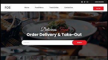 Online Food Delivery Website