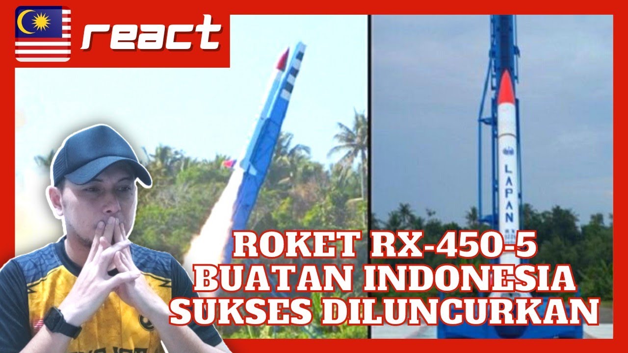 #REACT ‼️ Roket RX-450-5 Buatan Indonesia (LAPAN) Sukses Diluncurkan ...