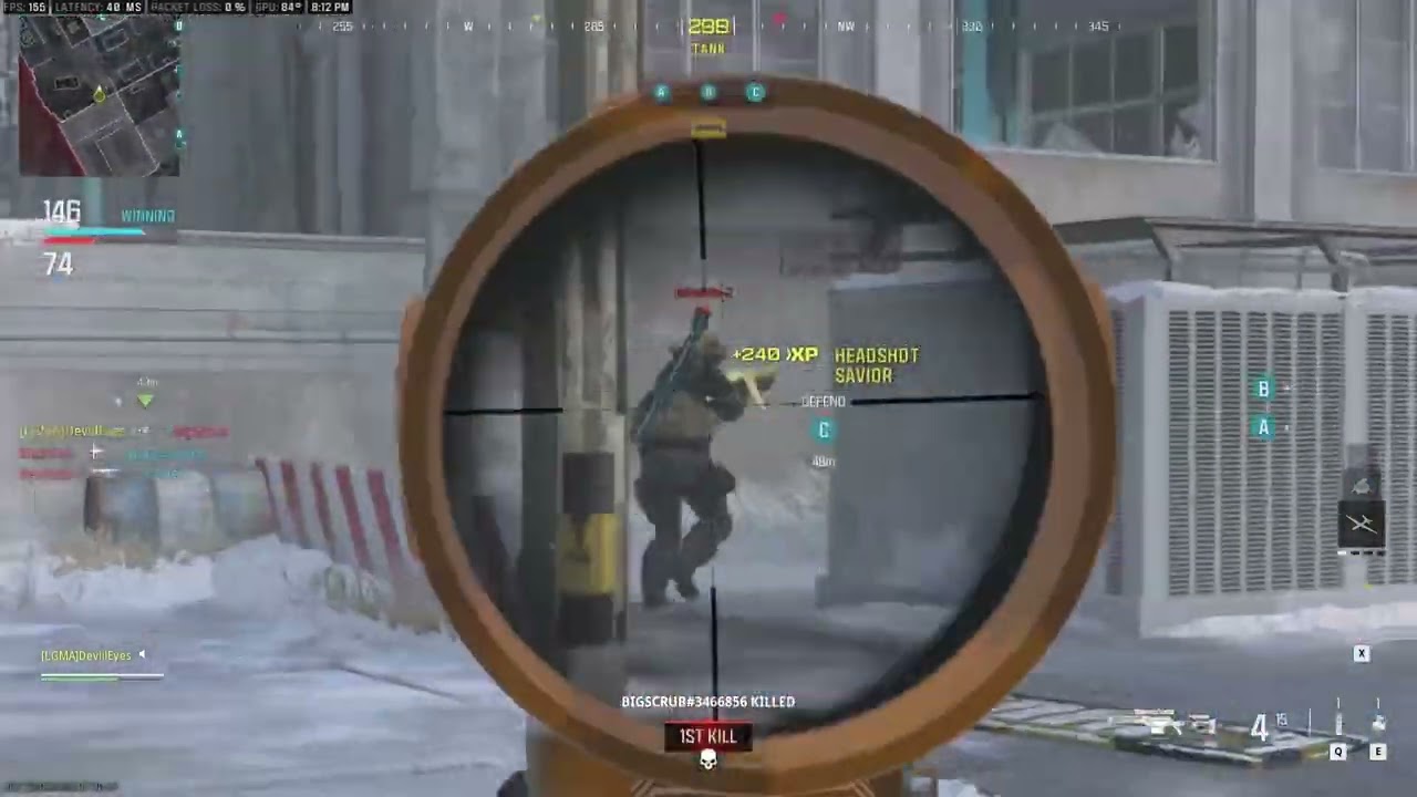 COD MW3 quickscope minitage!