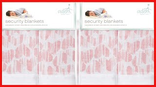 aden + anais Essentials Issie Security Blankets, Super Soft 100% Cotton Muslin, 2 Pack, Briar Rose