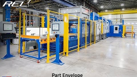 REL Designs, Manufactures, and Delivers Automated Fluorescent Penetrant Inspection System