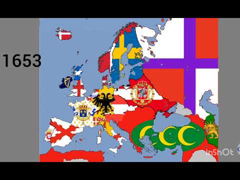 Europa timeline flag 1600-1700