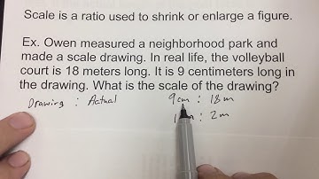 7th Grade Math Lesson 6.6 Scale Drawings Word Problems