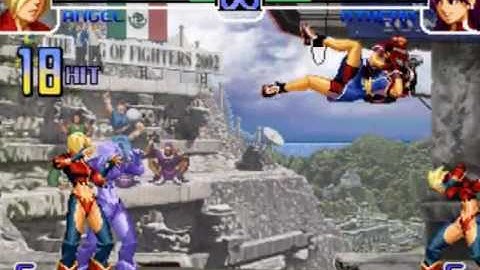 KOF2002 ANGEL CLONE BUG
