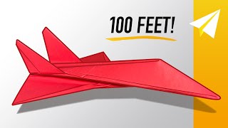 Epic Jet Paper Airplane Flies OVER 100 FEET! How to Make Elexi, by Competition Winner Alex Karlsen