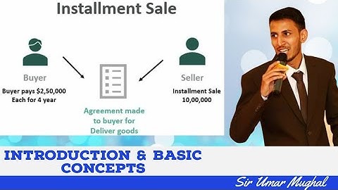 Installment Sales || Introduction &  Basic Concepts || Advanced Accounting || B.COM-II