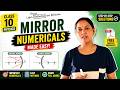 Mirror Numericals Made Easy 🔥 Class 10 Physics | Concave & Convex Mirror Questions + PDF