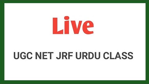 #LiveClassugcnetjrfurdu #ntanet Important Questions Answers