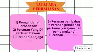 Cara Perlaksanaan Debat Ala Parlimen