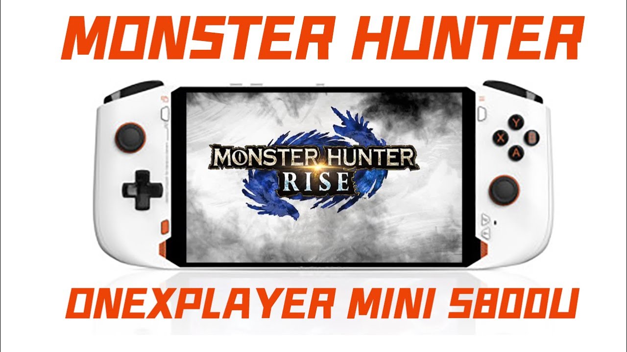 Onexplayer Mini Ryzen 7 5800u White Version Game Testmonster Hunter 
