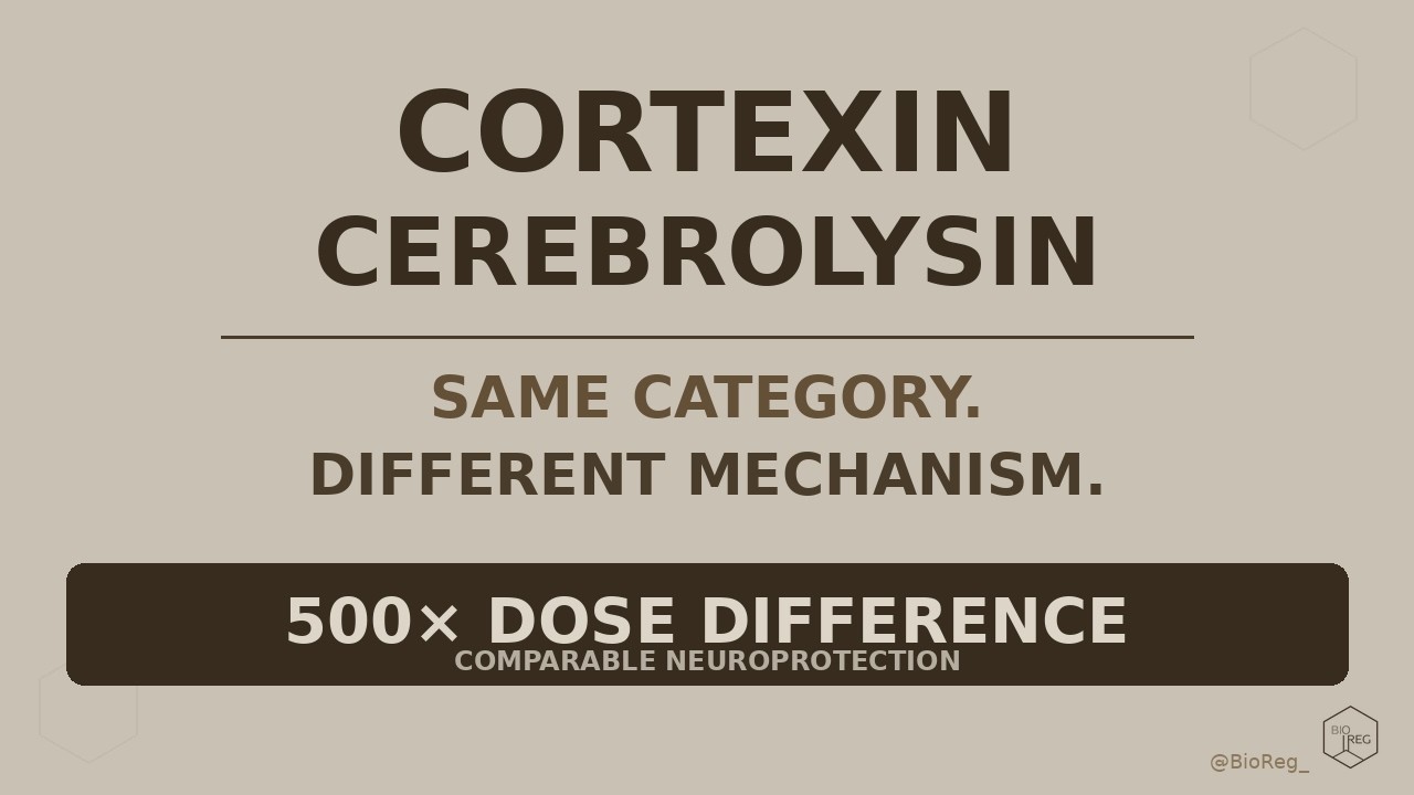 Cortexin vs Cerebrolysin — Same Category, Completely Different ...