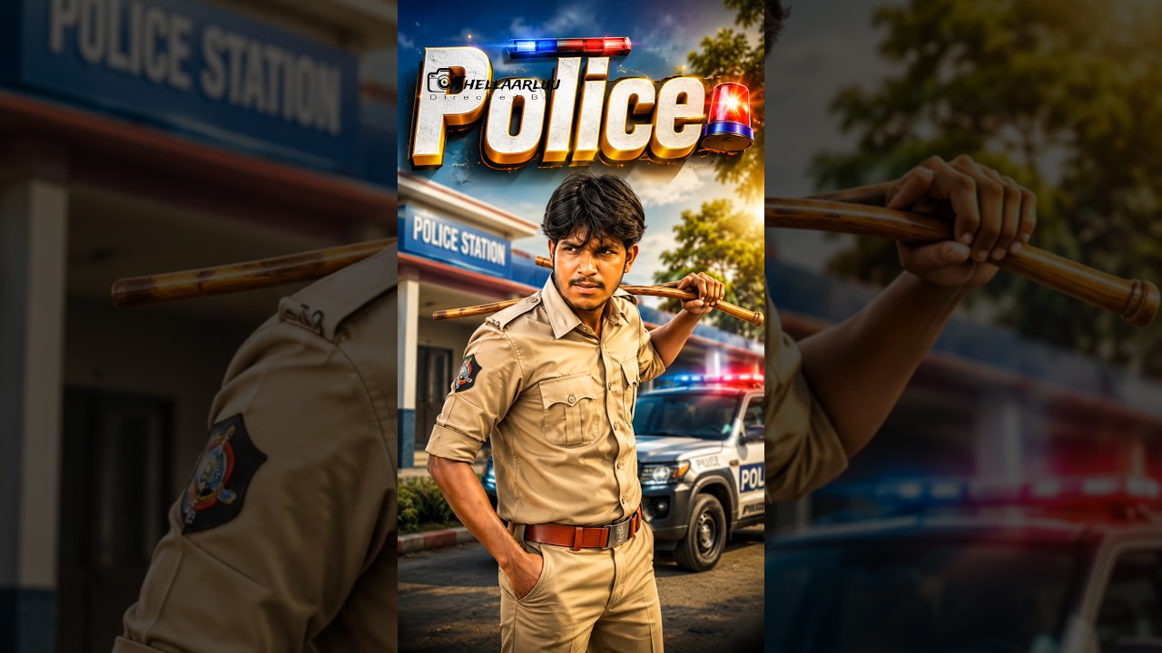 Police🤣🤣..twist🤣🤣 || #thellaarluu #comedy #funny #shorts #shortsfeed #viral #trending #police #fun