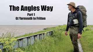 Angles Way Long Distance Trail. Part 1 - Gt Yarmouth to Fritton. Woodland Tarp and Bivi Wild Camp.