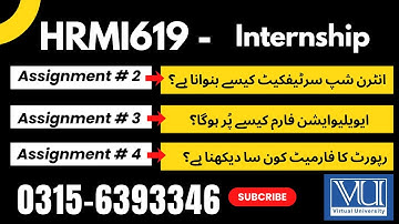 HRMI619 Internhsip Report HRM || Assignment Solution || #hrmi619 #internship #assignment