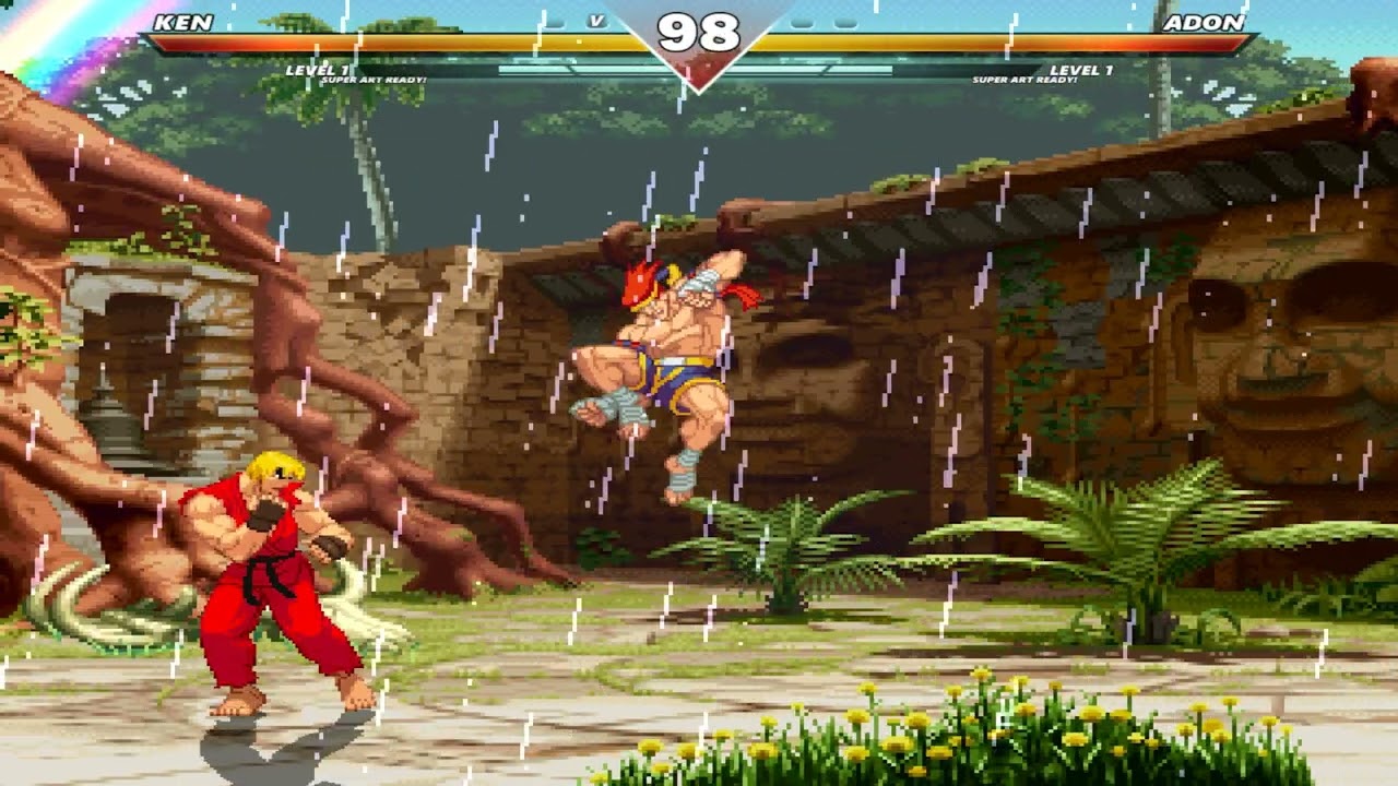 Ken vs Adon - Street Fighter
