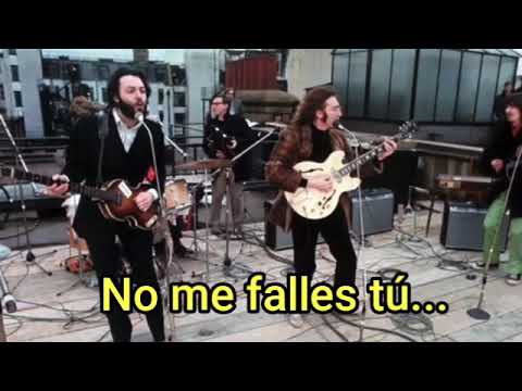 Don't Let Me Down The Beatles - EN  ESPAÑOL