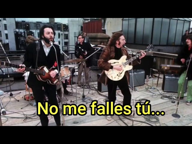 Don't Let Me Down The Beatles - EN  ESPAÑOL class=