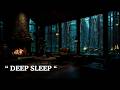 Rain Sound in Forest ⛈️ Heavy Rain on Window for Fall Asleep Quickly | Deep Sleep Vibes