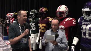 V-Cast: Michigan State coach Pat Fitzgerald stole the show on Day 2 at Big Ten Media Days