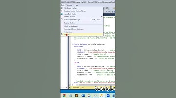 Activa los números de línea en SSMS - SQL Server