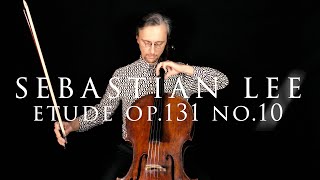 S. Lee Cello Etude Op.131 No.10 | Spiccato Exercise