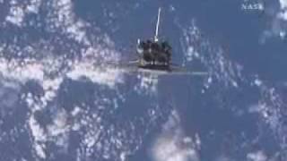 STS-126: Endeavour performs a backflip